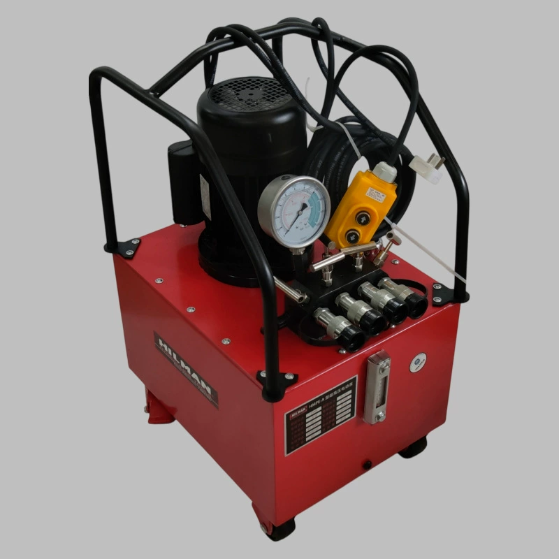 哈尔曼3KW超高压液压电动泵 多台工具同步/单独控制液压泵