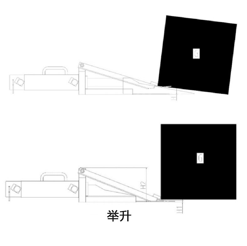 哈尔曼50吨楔形千斤顶 顶升间隙6-34mm 推移行程160mm微调工具